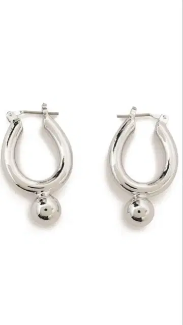 오벌 볼 후프 귀걸이 Ray BEAMS