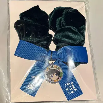 귀멸의 칼날 크리스마스 토미오카 기유 리본 포함 스크런치