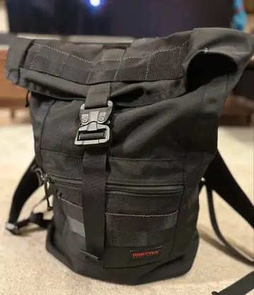 새상품급 BRIEFING 블랙 롤탑 백팩 네이비