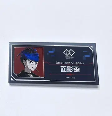 면영 뒤틀림 아크릴 배지