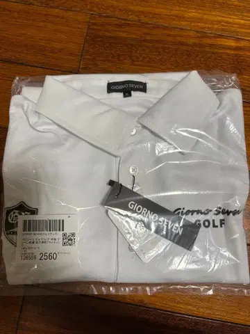 골프웨어 피케 셔츠 화이트 L 사이즈