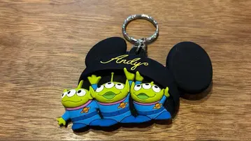 에이리언 리틀 그린멘 미키형 키링 Andy