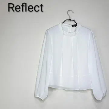 Reflect 스탠드넥 쉬폰 블라우스
