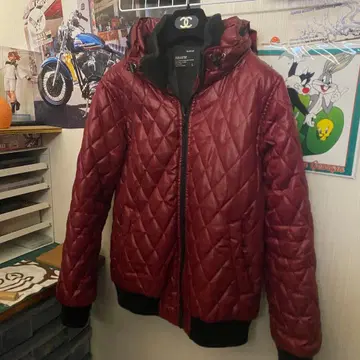 새상품급 archive 퀼팅 점퍼 갸루 남자 y2k 00's 빨간색