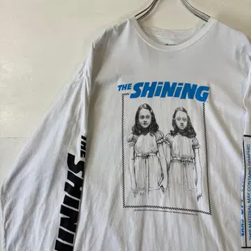 VANS 샤이닝 롱 T셔츠 XL 사이즈 무비T 구제 의류 화이트