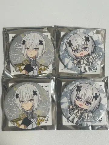 메테오라 멜트 군 1주년 랜덤 캔뱃지 4개 세트