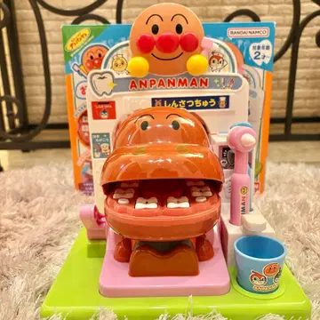 호빵맨 치과 놀이 완구 말하는 치과의사 카바오군