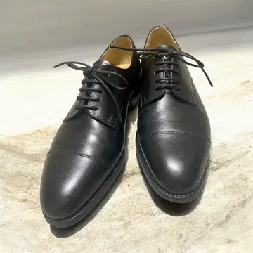 로이드풋웨어 블랙 레더 드레스 슈즈 캡토