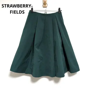 스트로베리 필드 플레어 스커트 캐주얼 [S 사이즈]