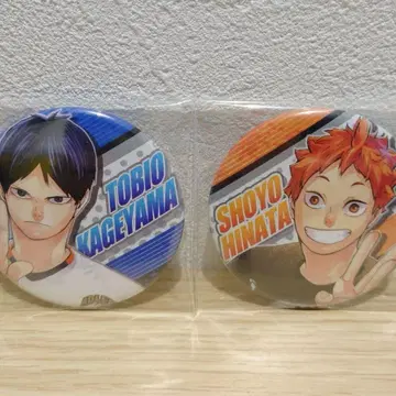 하이큐 라이벌 세트 히나타 쇼요 카게야마 토비오 캔뱃지