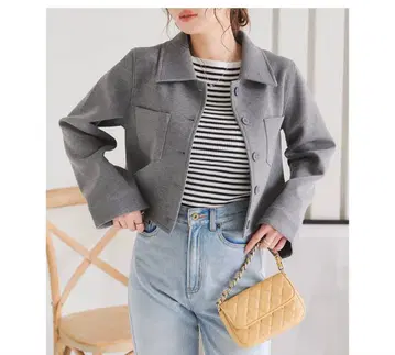 고베 레터스 다이버 자켓 차콜