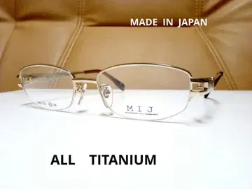 올 티타늄 사바에 제작 안경 프레임 (골드) 새상품