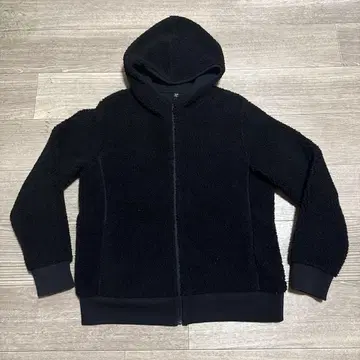 유니클로 UNIQLO 블랙 보아 플리스 후드티 XL 사이즈