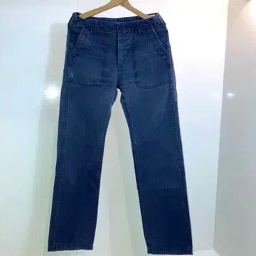 orSlow 베이커 팬츠 퍼티그 네이비 M