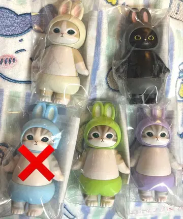 모프 샌드 mofusand 우사냥 피규어 4개 세트