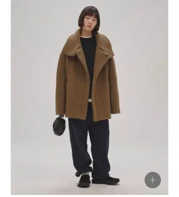 투데이풀 스탠드 카라 부클레 자켓