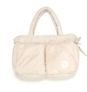 andmary 메리 퀼팅 스웨이드 백 아이보리