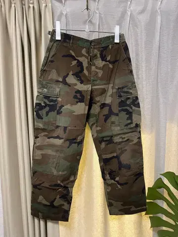 빈티지 카모플라쥬 카고 팬츠