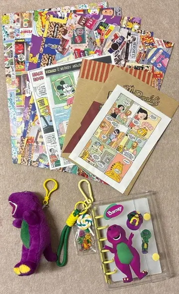 씰북 A7 찰랑찰랑 키링 대지 페이퍼 평봉투 씰