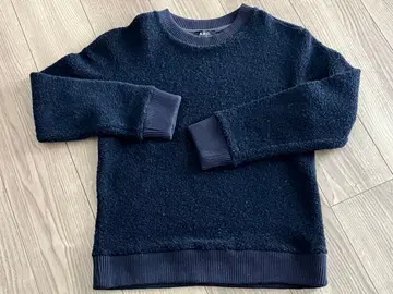 A.P.C. 다크 네이비 플리스풍 스웨터