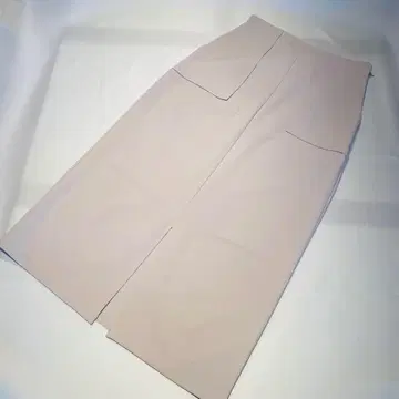 나노 유니버스 서스펜더 서클 스트레치 프론트 슬릿 스커트 베이지 F