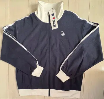 새상품 L 사이즈 MLB 다저스 지퍼 저지 트랙 자켓