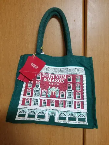 FORTNUM & MASON 크리스마스 한정판 토트백 택 포함 새상품