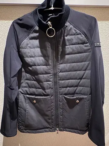 TATRAS 블랙 하이브리드 다운 자켓