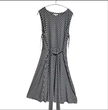 Charter Club 슬리브리스 플레어 원피스 L 네이비