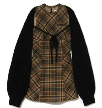 Mimi check set mini dress andmary