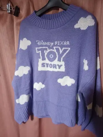 디즈니 토이 스토리 퍼플 맨투맨 XS