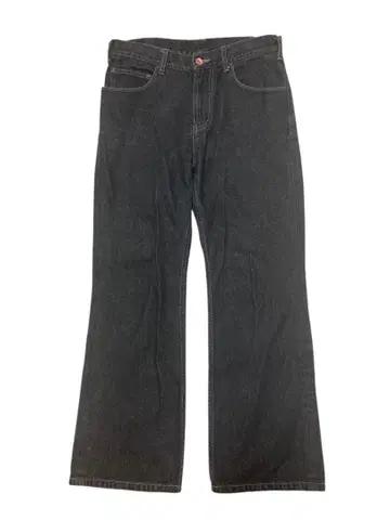 JUNRED 블랙 플레어 데님 팬츠 아메카지 y2k