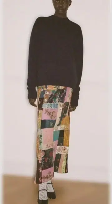 미사용 새상품 [ sea new york / 씨 뉴욕 ] 패치워크 스커트