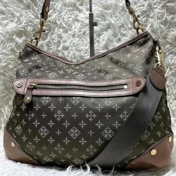 russet 나일론 가죽 2way 숄더백 모노그램 그레이 계열