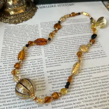 이탈리아제 베네치아 유리 목걸이 237