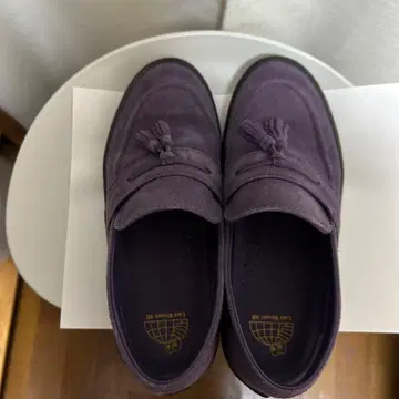 Last Resort AB 태슬 장식 로퍼 보라색 스웨이드