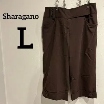 Sharagano 여성 팬츠 8호 브라운