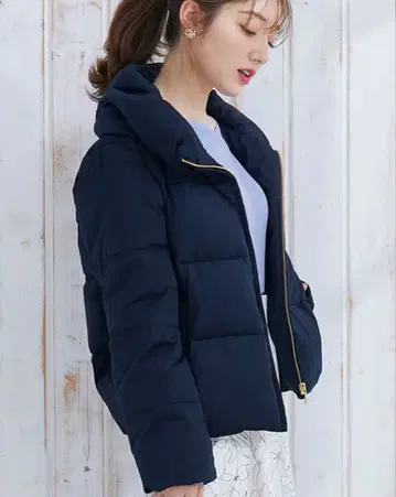 12Twelve Agenda 숏 다운 네이비 M 경량 충전솜 아우터