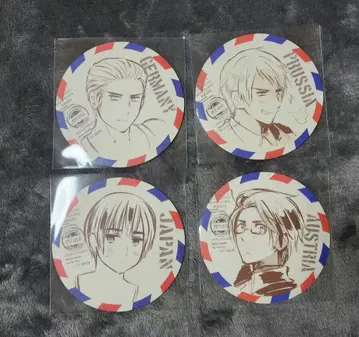 헤타리아 에어메일풍 코스터 세트