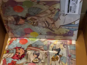 프리파라 마루쿠지 코요이 캔뱃지 특전 브로마이드 클리어 파일