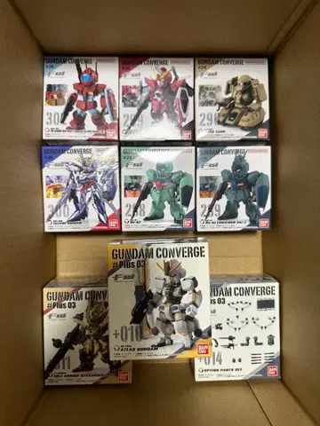 미개봉 건담 컨버지 9개 세트 풀아머 백식 개조 아틀라스 건담