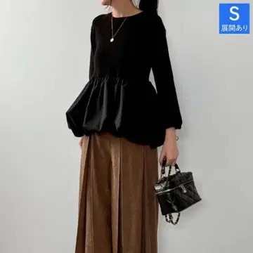 시마무라 여성용 벌룬 도킹 니트 풀오버 ( misato )