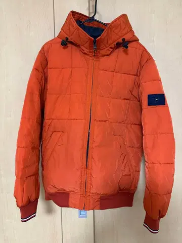 타미힐피거 패딩 자켓 후드 부착 남성용 S