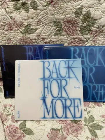 TXT 싱글 CDback for more 미국 한정판