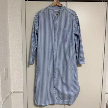 그린 라벨 릴랙싱 셔츠 원피스 스트라이프 프리 사이즈