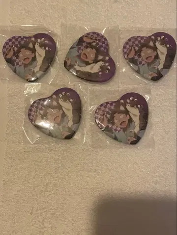 닌타마 란타로 타케야 하치자에몬 하트 캔뱃지 난자타운 5개