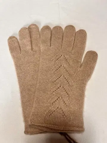 NEGUN 고급 몽골 캐시미어 100% 장갑 내추럴 컬러