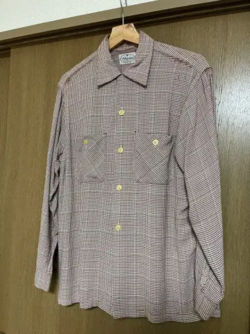 50년대 필그림 레이온 셔츠