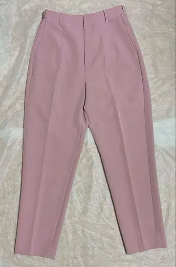 [ 새상품급 ] nano universe 더스티 핑크 테이퍼드 팬츠