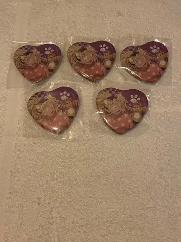 닌타마 란타로 사이토 타카마루 하트 캔뱃지 난자타운 5개